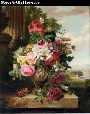 unknow artist Floral, beautiful classical still life of flowers.137